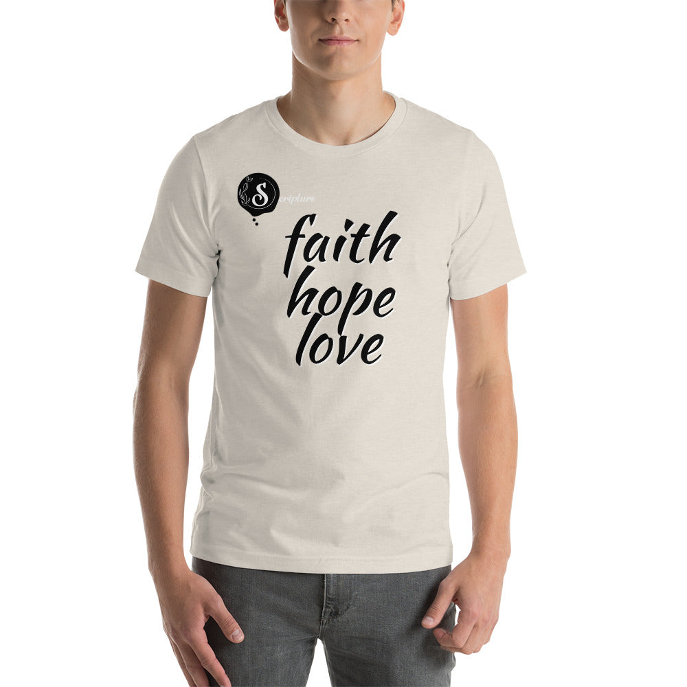 Faith, Hope, Love, Scripture