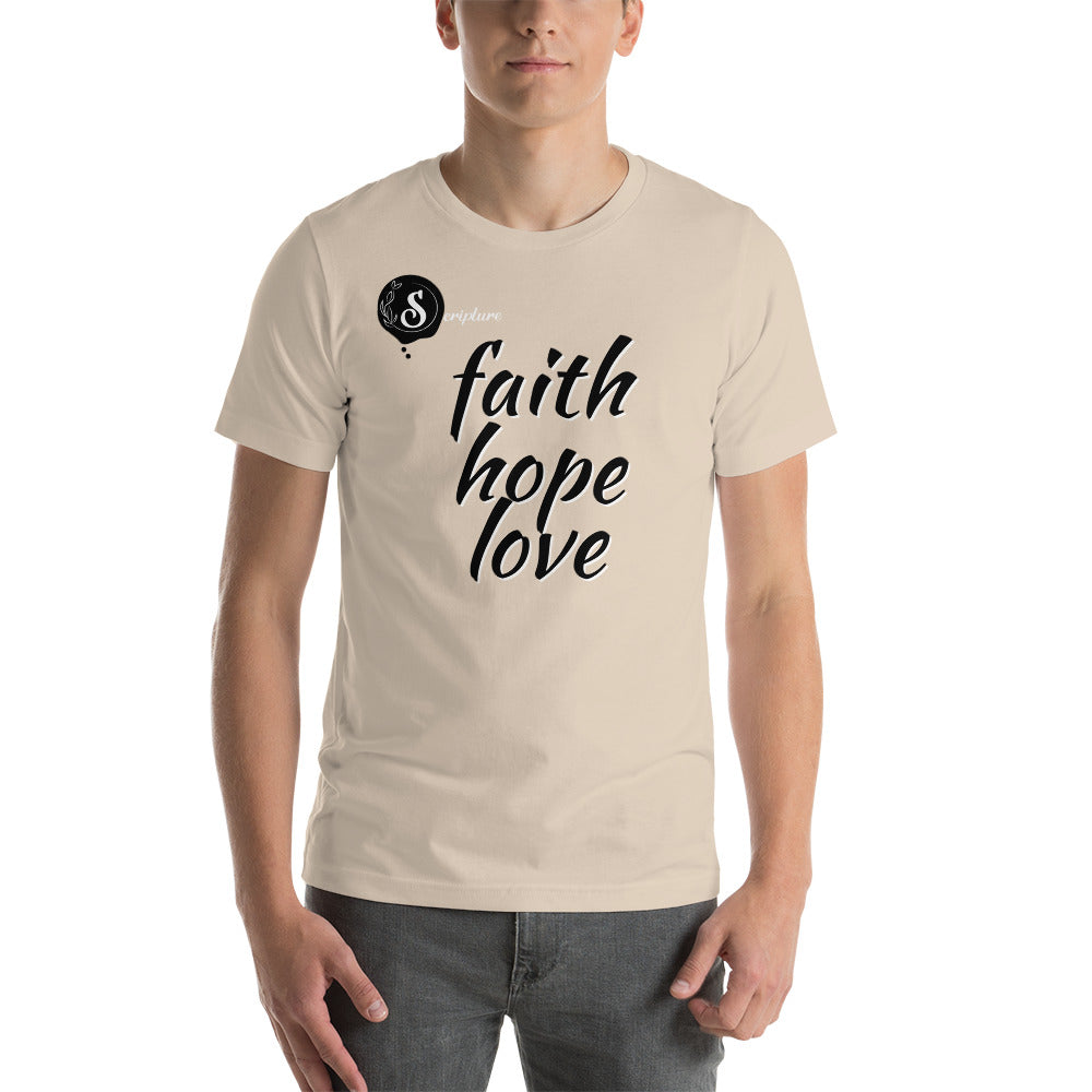 Faith, Hope, Love, Scripture